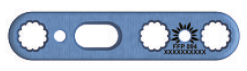Straight Plate with Slots