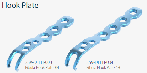 ARIX Ankle Fibula Hook Plate System Bone Plate