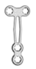 Claw II 4 hole T plate