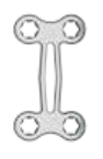 Claw II 4 hole plate