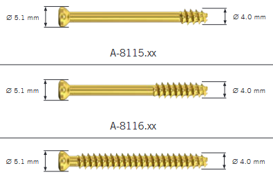 Aptus Headed Cannulated Compression Screw